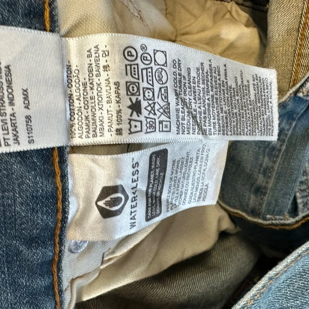 Levi's 559 Relaxed Straight Jeans Men's 38x30 Blue Denim Cotton‎